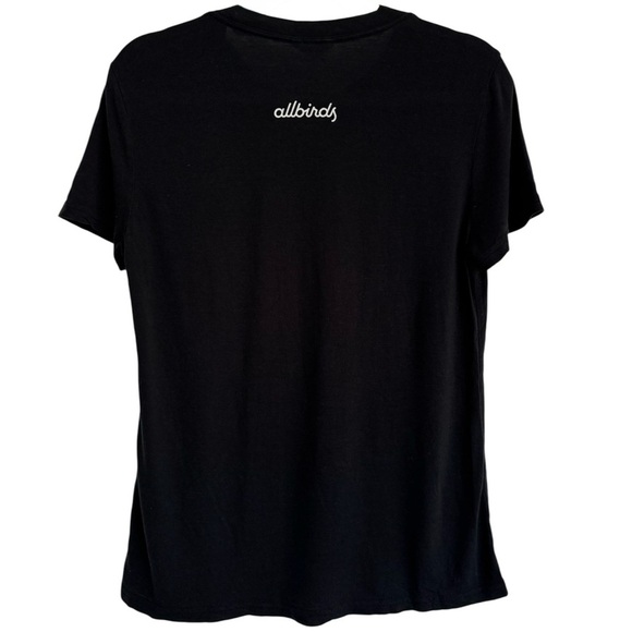Allbirds Black Cotton T-Shirt “Give Comfort Feel Joy” Graphic Tee Size Medium - Picture 5 of 5